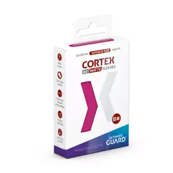 60 Sleeves Ultimate Guard Cortex R 62x89 Japanese Size (YUGIOH) R MATTE PINK - Image 4