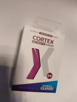 60 Sleeves Ultimate Guard Cortex R 62x89 Japanese Size (YUGIOH) R MATTE PINK - Image 5