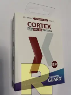 60 Sleeves Ultimate Guard Cortex R 62x89 Japanese Size (YUGIOH) R MATTE RED - Image 2