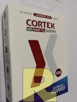 60 Sleeves Ultimate Guard Cortex R 62x89 Japanese Size (YUGIOH) R MATTE RED - Image 3