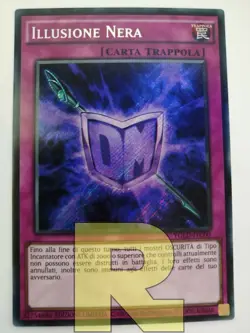 Illusione Nera / Black Illusion R Rara Secret R YGLD-ITC00 R Italiano - Image 1