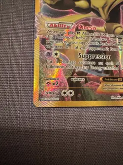 Pokemon TCG Alakazam EX Full Art Holo Ultra Rare Secret 2016, 125/124 Card - Image 5