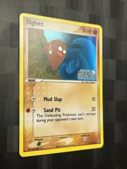 Pokemon Diglett 50/100 Crystal Guardians Reverse Holo Card Stamped LP - Image 2