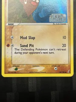 Pokemon Diglett 50/100 Crystal Guardians Reverse Holo Card Stamped LP - Image 5