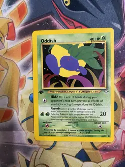 Oddish 68/111 Neo Genesis Regular 1st Edition Pokemon Card - LP - Image 1