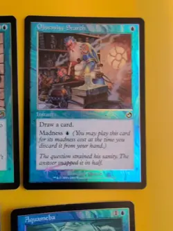 MTG 4 Card. Foil. Torment. Aquameba,Liquify,Stupefying touch & Obsessive search - Image 4