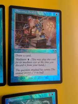 MTG 4 Card. Foil. Torment. Aquameba,Liquify,Stupefying touch & Obsessive search - Image 5