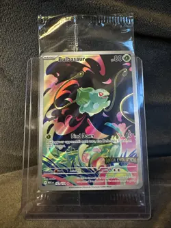 Pokemon Card Mega Evolution Box Topper Promo 133/132 BULBASAUR *STAMPED & SEALED - Image 1