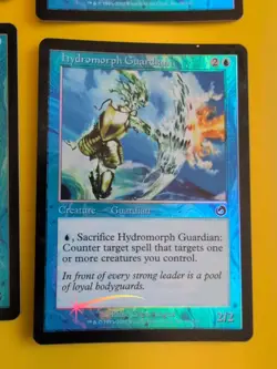 MTG 4 Card. Foil. Torment. Aquameba,Ghostly Wings,Hydromoprh gull & Guardian - Image 3