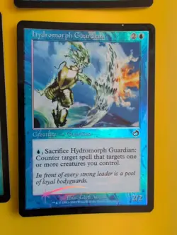 MTG 4 Card. Foil. Torment. Aquameba,Ghostly Wings,Hydromoprh gull & Guardian - Image 4