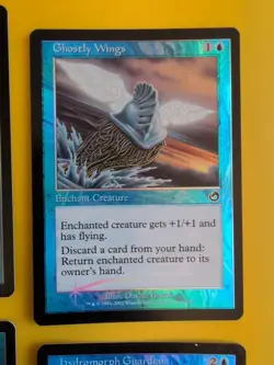 MTG 4 Card. Foil. Torment. Aquameba,Ghostly Wings,Hydromoprh gull & Guardian - Image 5