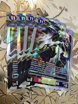 Digimon Card Game Playset Shoutmon EX6 BT19-014 SR Release Special Booster 2.5 - Image 1