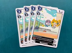 Recomon BT22-055 Playset Cyber Eden Digimon Card Game x4 - Image 1