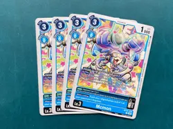 Mcmon BT22-016 Playset Cyber Eden Digimon Card Game x4 - Image 1