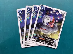 Dreammon BT22-058 Playset Cyber Eden Digimon Card Game x4 - Image 1