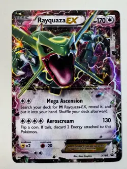 Pokemon TCG Rayquaza EX XY66 Promo Holo Foil Card HP - Image 1