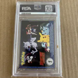 1999 Burger King Pokemon Charizard UnPerforated card #6 Psa 8 Nm/Mint Centered - Image 2