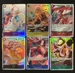 One Piece Bundle Lot Of 6 Cards; SR Japanese Boa Bonney Uta - Image 1