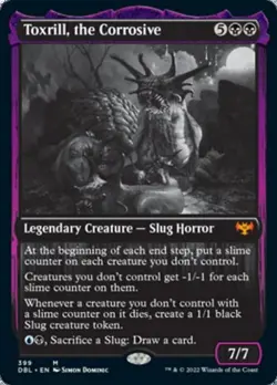 Toxrill, the Corrosive -Foil Light Play MTG Innistrad: Double Feature - Image 1