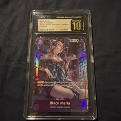 One Piece Card Game Games Fest Black Maria ST04-011 CGC Pristine 10 English - Image 1