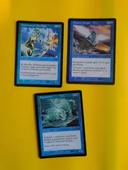 MTG 3 Card. Foil. Torment. Ghostly Wings, Aquameba & Hydromorph Guardian - Image 1
