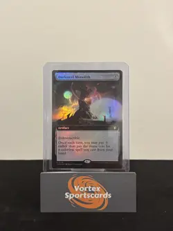 Darksteel Monolith (Extended Art) Commander Masters Foil LP - Image 1