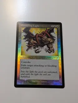 MTG - Devouring Light (Retro Frame Foil) - Ravnica Remastered NM/M Condition - Image 1