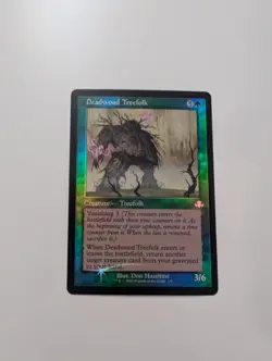 MTG - Deadwood Treefolk (Retro Frame Foil) - Dominaria Remastered NM/M Condition - Image 1