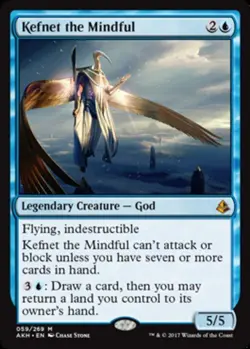 Kefnet the Mindful - Foil Magic mtg Heavy Play, English Amonkhet x1 - Image 1