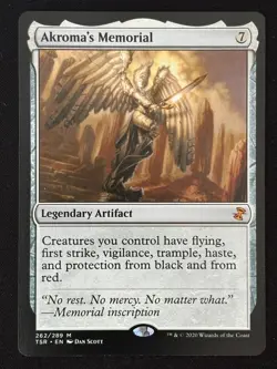 1x MTG Akroma's Memorial - Time Spiral: Remastered (TSR) #262 - Magic - Image 1