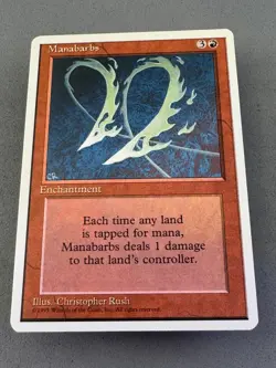 Manabarbs MTG Core Set 4th Edition Regular-Never Played Near Mint-Vintage Magic - Image 3