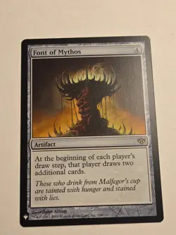 Font of Mythos X1 MRG The List Reprints - Image 1