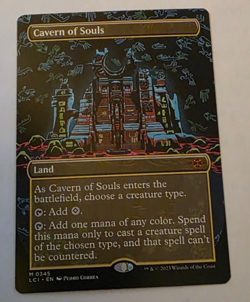 LCI MTG Cavern of Souls Borderless Magic the Gathering - Image 1