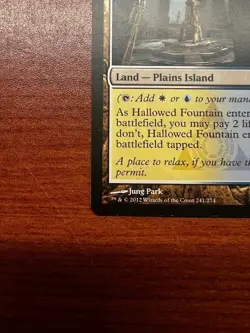 Magic the Gathering Hallowed Fountain Return to Ravnica lightly played - Image 5