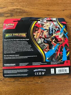 Pokemon TCG Mega Evolution 3 Pack Blister w/ Psyduck Promo NEW SEALED - Image 2