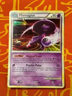 POKEMON TCG MISMAGIUS 5/95 HOLO RARE NEAR MINT HGSS UNLEASHED - Image 1