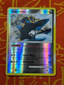 POKEMON TCG EMPOLEON 2/100 REVERSE HOLO RARE EXCELLENT STORMFRONT - Image 1