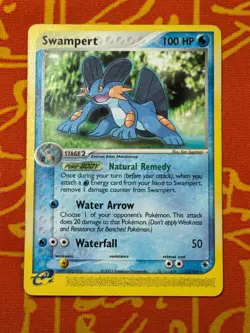 POKEMON TCG SWAMPERT 23/109 NON-HOLO RARE LIGHT PLAY EX RUBY SAPPHIRE - Image 1