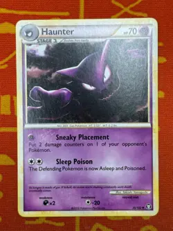 POKEMON TCG HAUNTER 35/102 NON HOLO UNCOMMON EXCELLENT TRIUMPHANT - Image 1