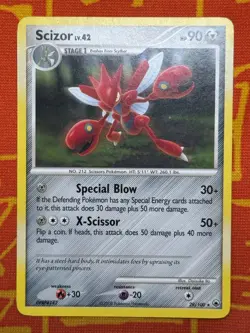 POKEMON TCG SCIZOR 29/100 NON HOLO RARE LIGHT PLAY MAJESTIC DAWN - Image 1