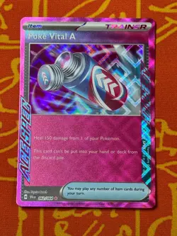 POKEMON TCG POKE VITAL A 062/064 HOLO ACE SPEC NEAR MINT SHROUDED FABLE - Image 1