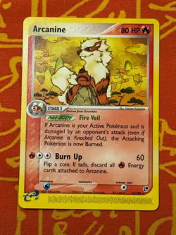 POKEMON TCG ARCANINE 18/112 NON-HOLO RARE NEAR MINT FIRERED LEAFGREEN - Image 1
