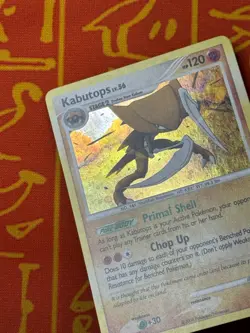 POKEMON TCG KABUTOPS 6/100 HOLO RARE LIGHT PLAY MAJESTIC DAWN - Image 4