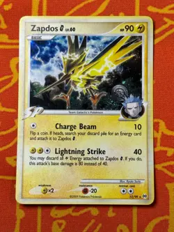 POKEMON TCG ZAPDOS G 12/99 HOLO RARE EXCELLENT ARCEUS - Image 1