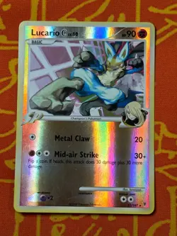 POKEMON TCG LUCARIO C 31/147 REVERSE HOLO RARE EXCELLENT SUPREME VICTORS - Image 1