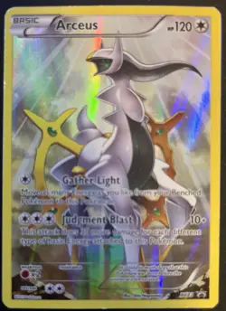 Pokemon TCG Arceus XY83 Full Art Holo Black Star Promo Card - Image 1
