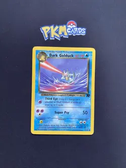 Pokemon TCG Dark Golduck Team Rocket 37/82 Regular LP. - Image 1