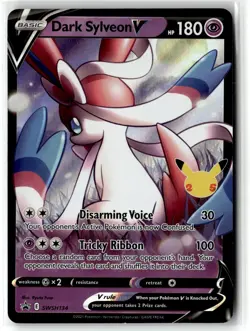 Dark Sylveon V ? SWSH134 Holo Promo SWSH Black Star 2019 Pokemon NM - Image 1