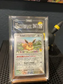 Eevee 074/131 Pokemon Day Stamped Tag 10 Gem Mint Low Pop?? HIGH RANK #4 - Image 3