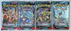 Pokemon (German) Stellar Crown Booster Pack Sealed - ART SET (Set Of 4) - Image 1